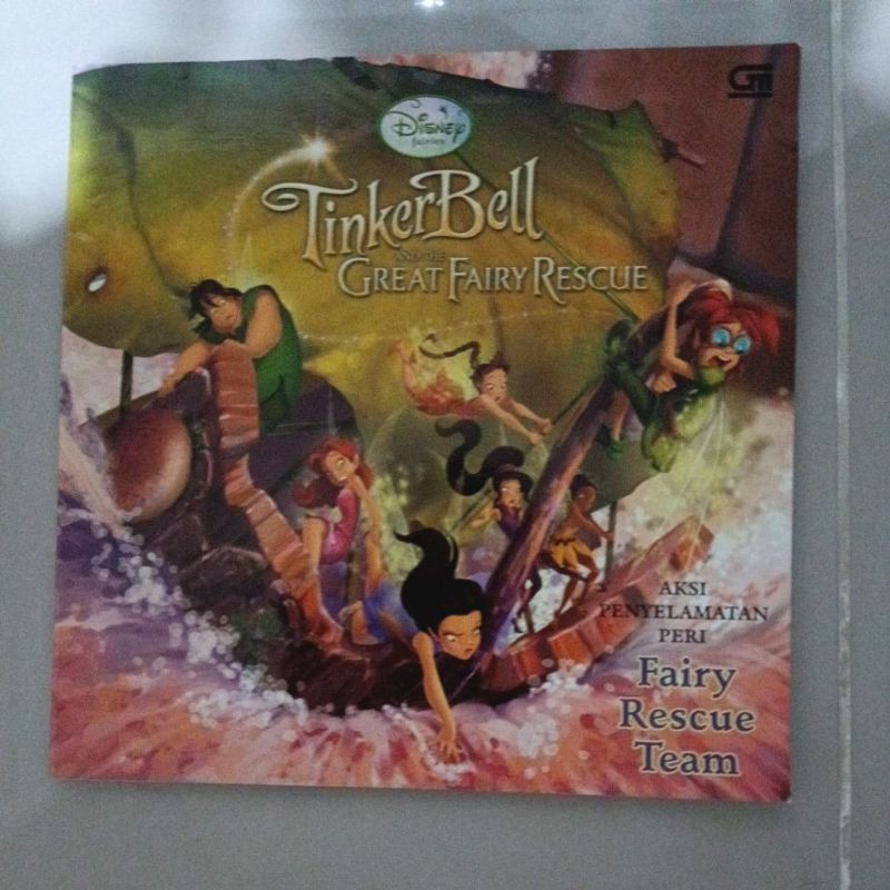 Buku cerita anak (Pre-owned) Peter Pan, Big hero 6, Tinker bell, Dongeng pengantar tidur, Tyranosaur