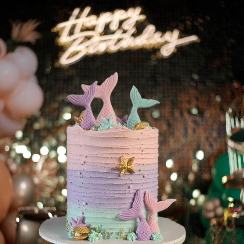 

mermaid cake birthday