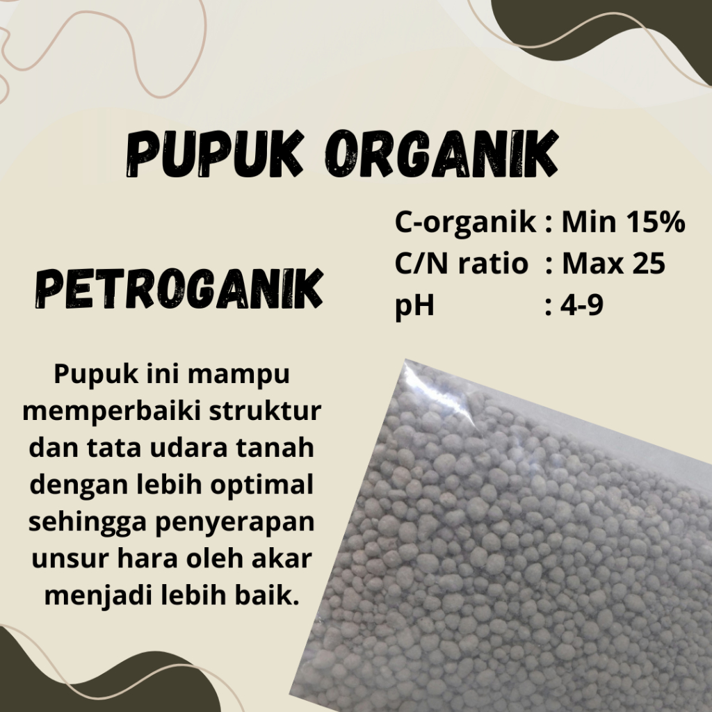 Pupuk Organik Petroganik Repack 1kg