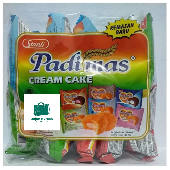 

Padi Mas Cream Cake All Varian Rasa 1 Pack isi 10 pcs