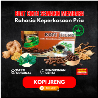 Kopi Stamina Jreng Jos - Isi 20 Kantong Celup BPOM - Kopi Sehat Lelaki Pria Kuat