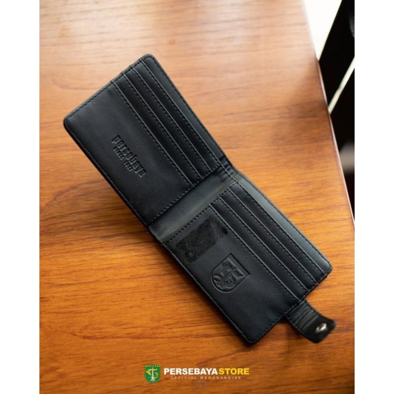 Dompet Persebaya Typograph Button Black