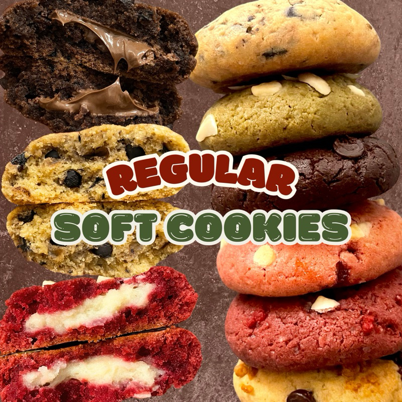 

REGULAR soft cookies [MIN PEMBELIAN 2PCS] Homemade soft cookies tebal renyah