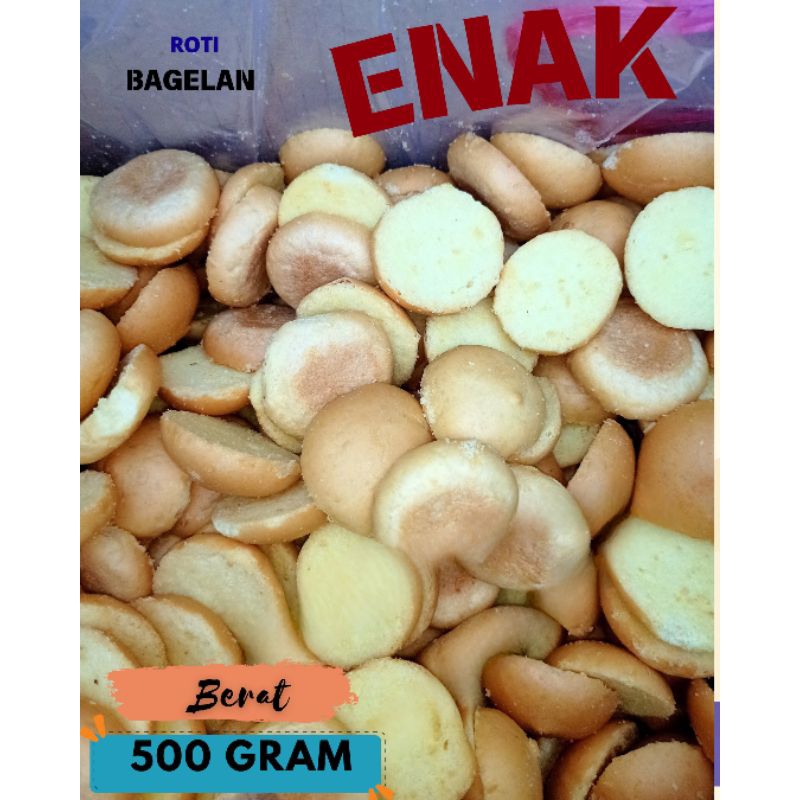 

Roti Bagelan 500g - Manis, Renyah, dan Lezat, Camilan Tradisional Nusantara