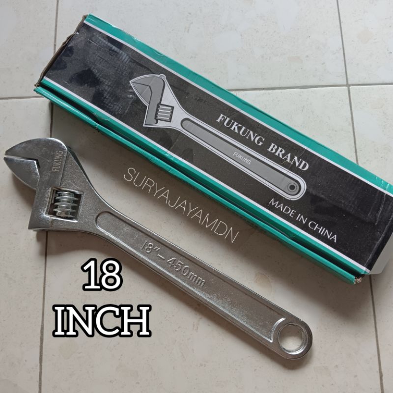 KUNCI INGGRIS 18 INCH FUKUNG