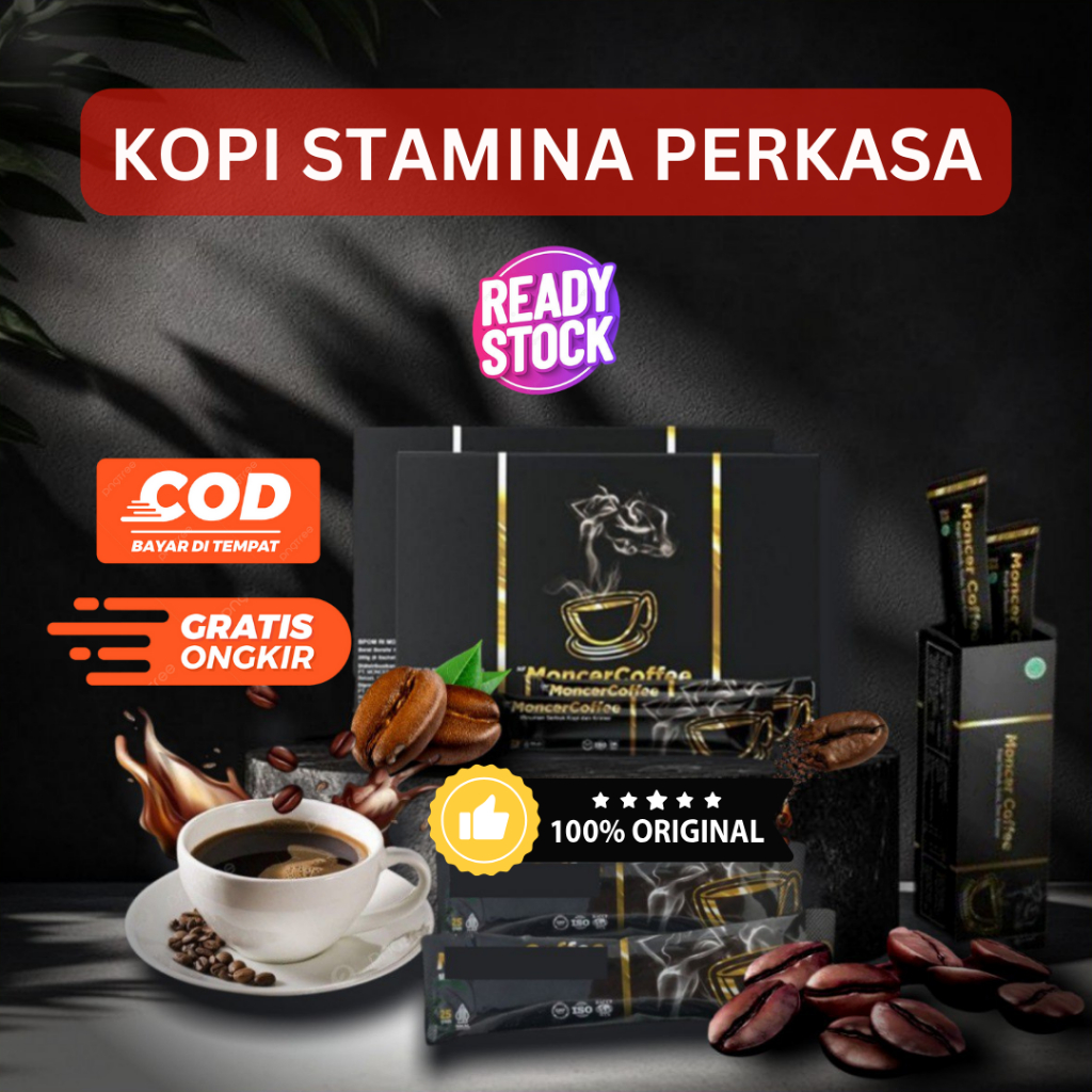 

MoceerrCoffee Original Kopi Kopi Herbal Rahasia Kejantanan Stamina Pria Kuat Tahan Lama BPOM Halal