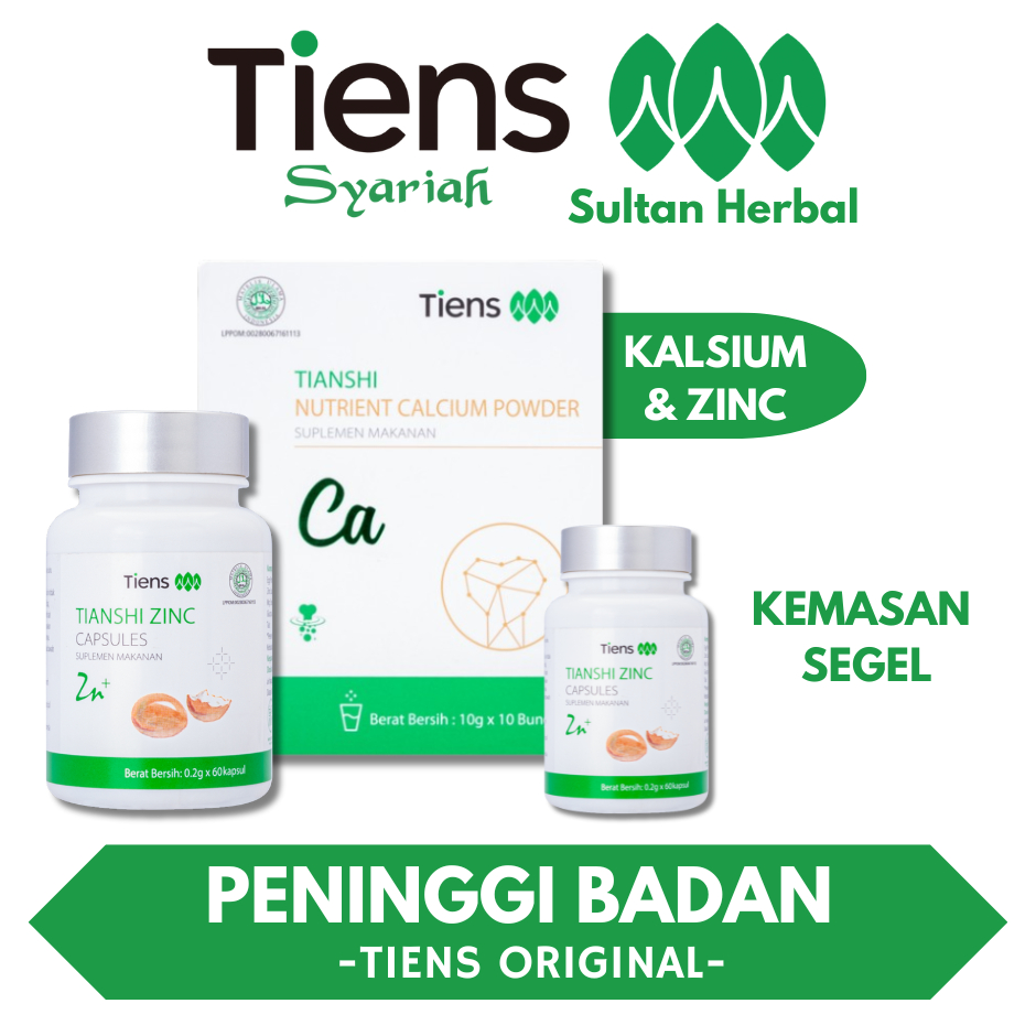 Tiens Peninggi Badan Bpom Tiens Original Obat Peninggi badan Zinc Tiens
