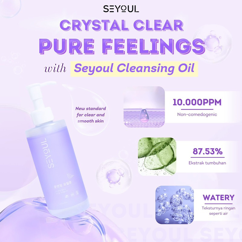 SEYOUL Crystal Clear Pure Feelings with Seyoul Cleansing Oil