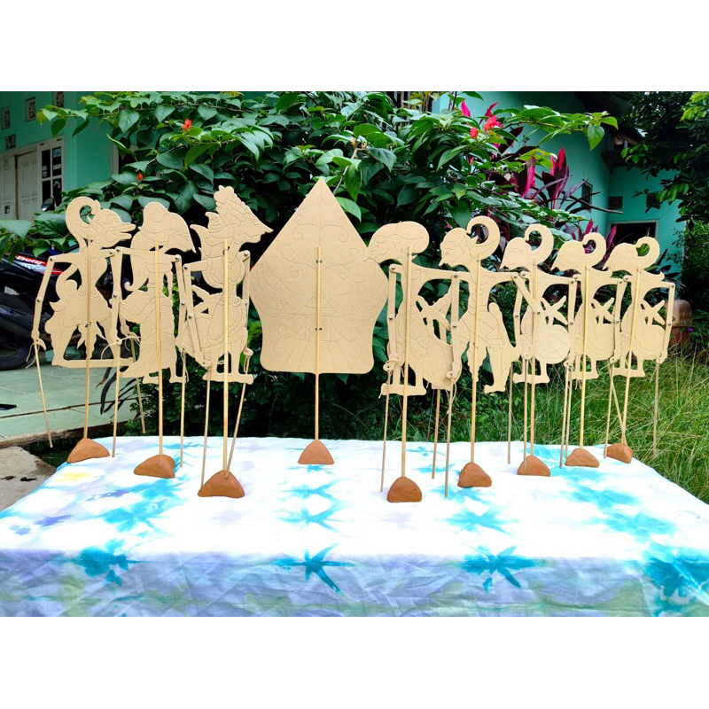 wayang kertas karton,sudah berpola (beli banyak,harga GROSIR) wayang karton hardboard