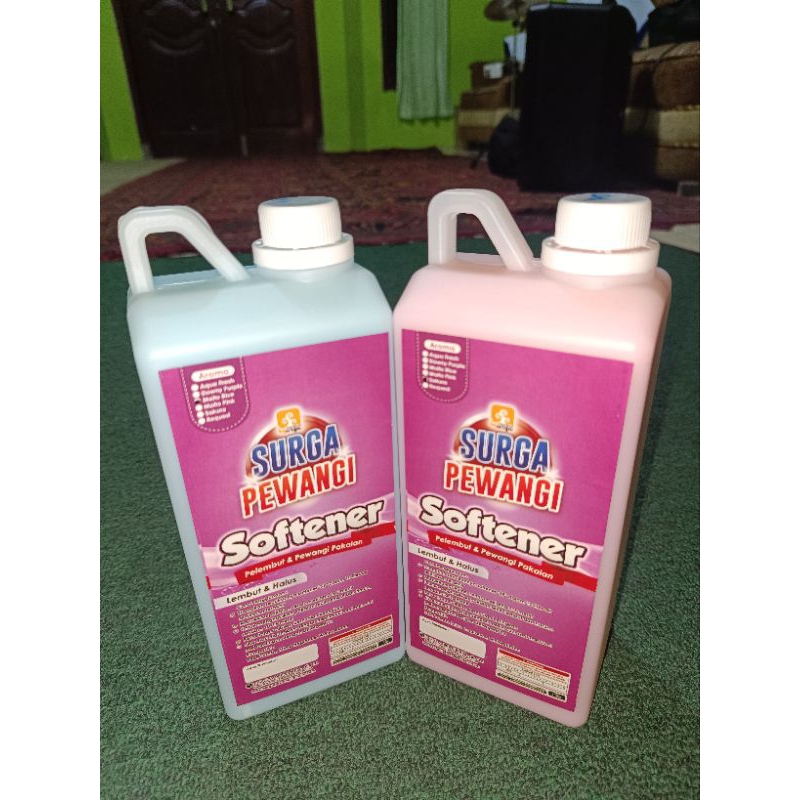 Softener Laundry SURGA PEWANGI 1 Liter - Pelembut dan pewangi pakaian - Softener Surga Pewangi