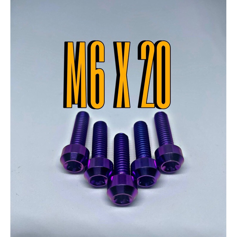 Baut titanium M6X20 Small Head