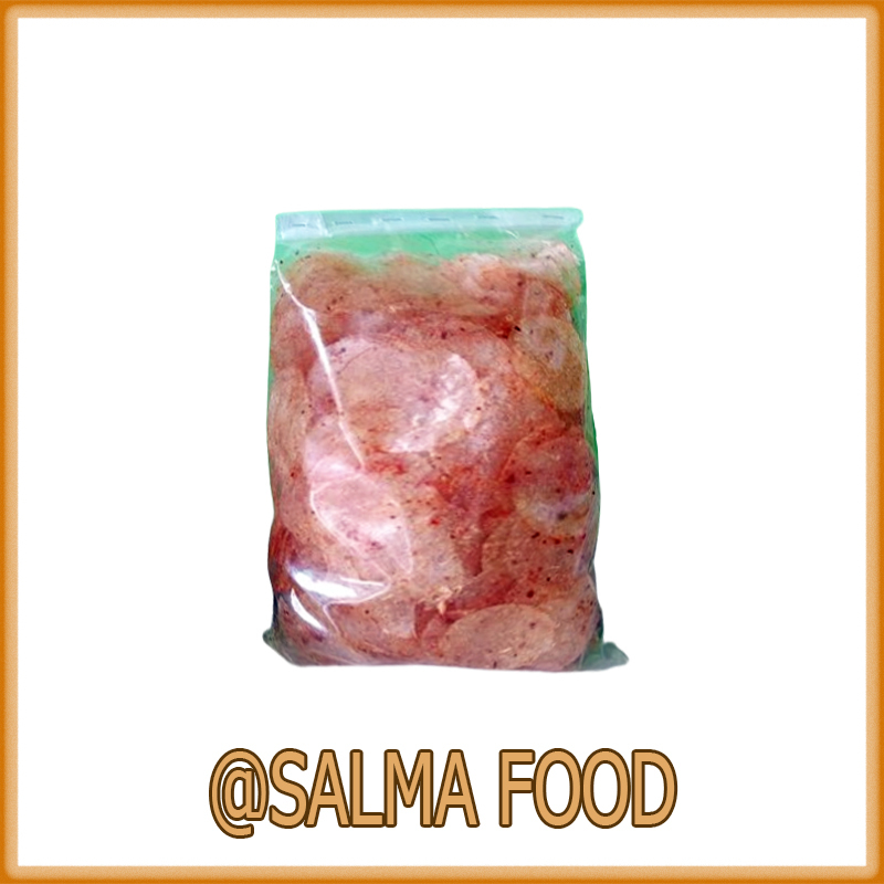 

Keripik Kaca (Kripca) Pedas Daun Jeruk 500 gram Terhemat
