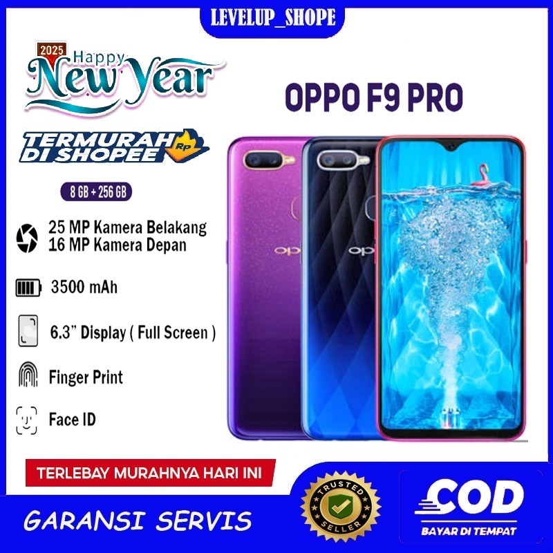 Smartphone OPPO F9 Pro RAM 8/256 GB Dual SIM Dual Standby, Harga Terlebay 2025.