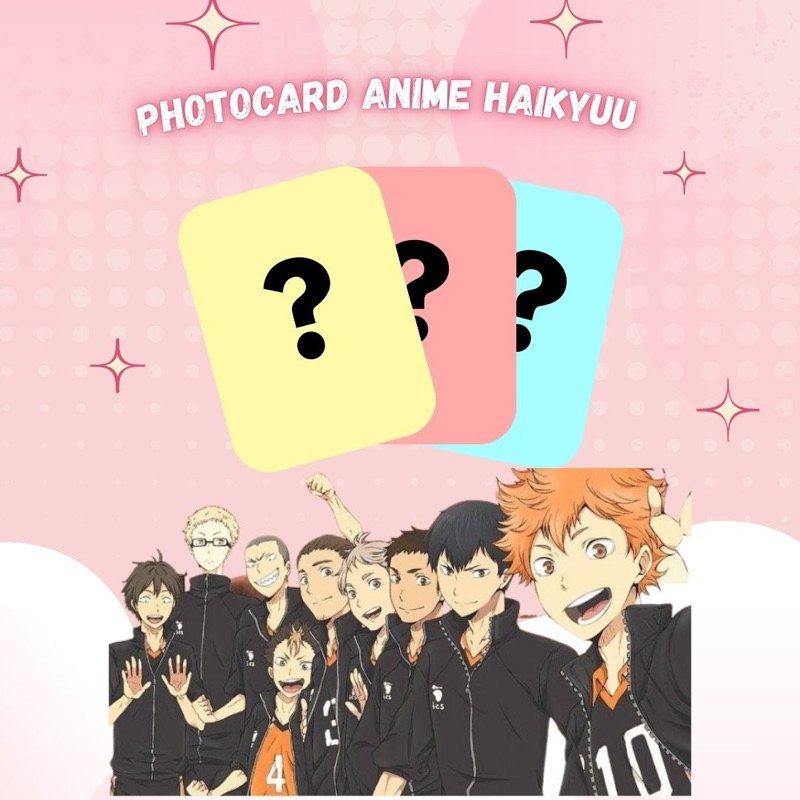 PHOTOCARD ANIME HAIKYUU KARASUNO VERSION