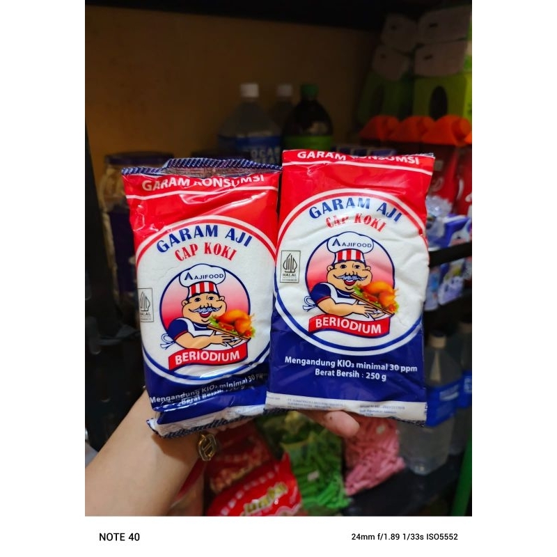 

Garam Beriodium Cap Koki 250gr