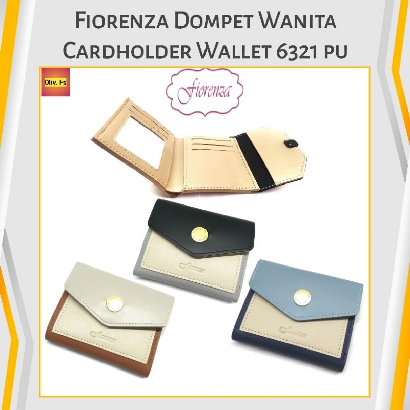 Fiorenza Dompet Wanita 6321 PU Cardholder Wallet