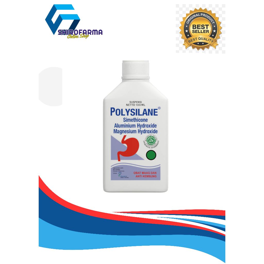 

POLYSILANE SYRUP 100ML - 180ML /OBAT MAAG / OBAT KEMBUNG