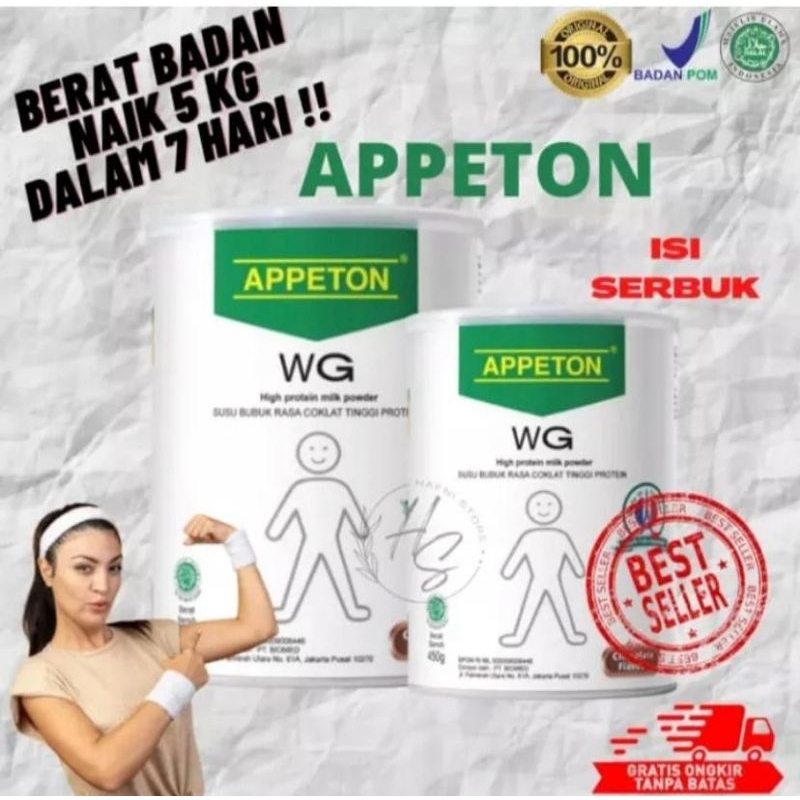 DISKON  Appeton Weight Gain Adult 200gr Gebyar BPOM HALAL