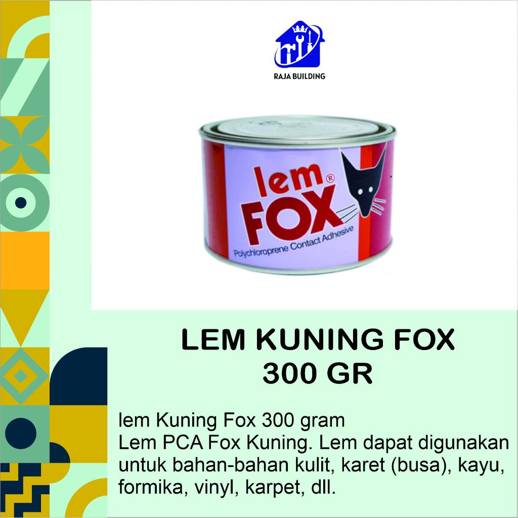 

Lem Kuning Fox / Lem kayu