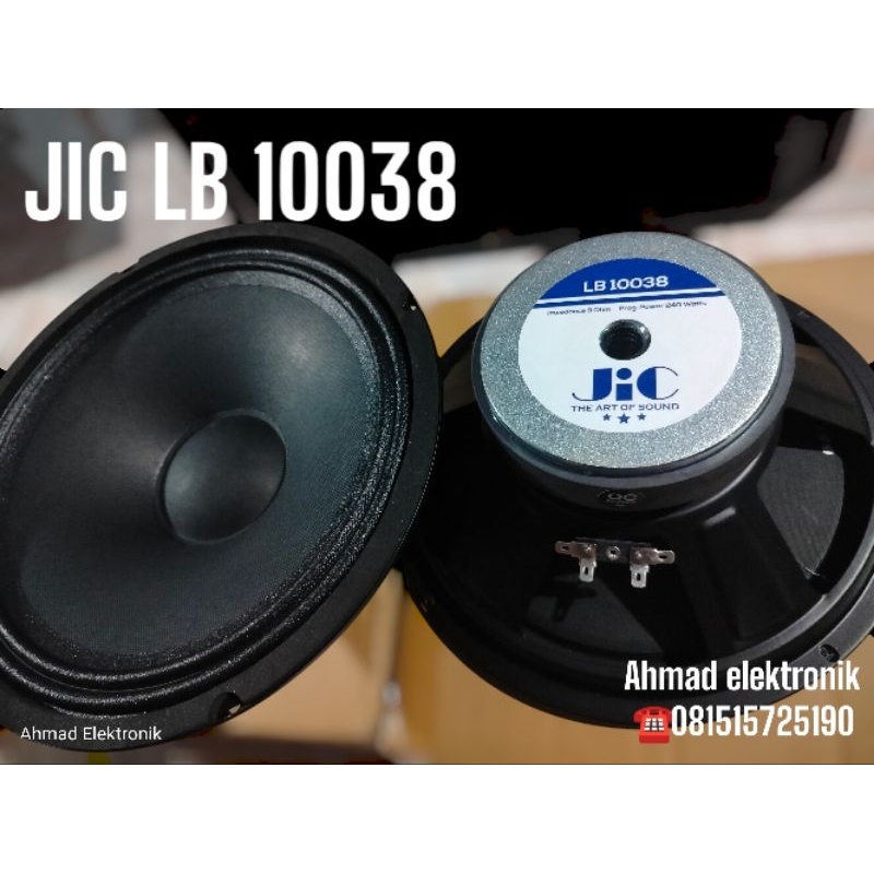 Speaker JIC LB 10038 JIC LB10038 10 Inch