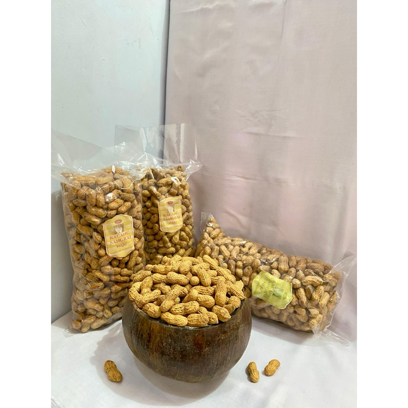 

KACANG KULIT SANGRAI MAJU 1KG/500GRAM RENDAH KALORI / KACANG RENYAH/ KACANG MURAHI