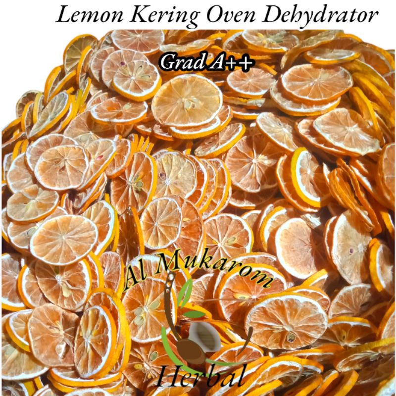 

Dehydrated Lemon Kering Oven 100gram Grad A++