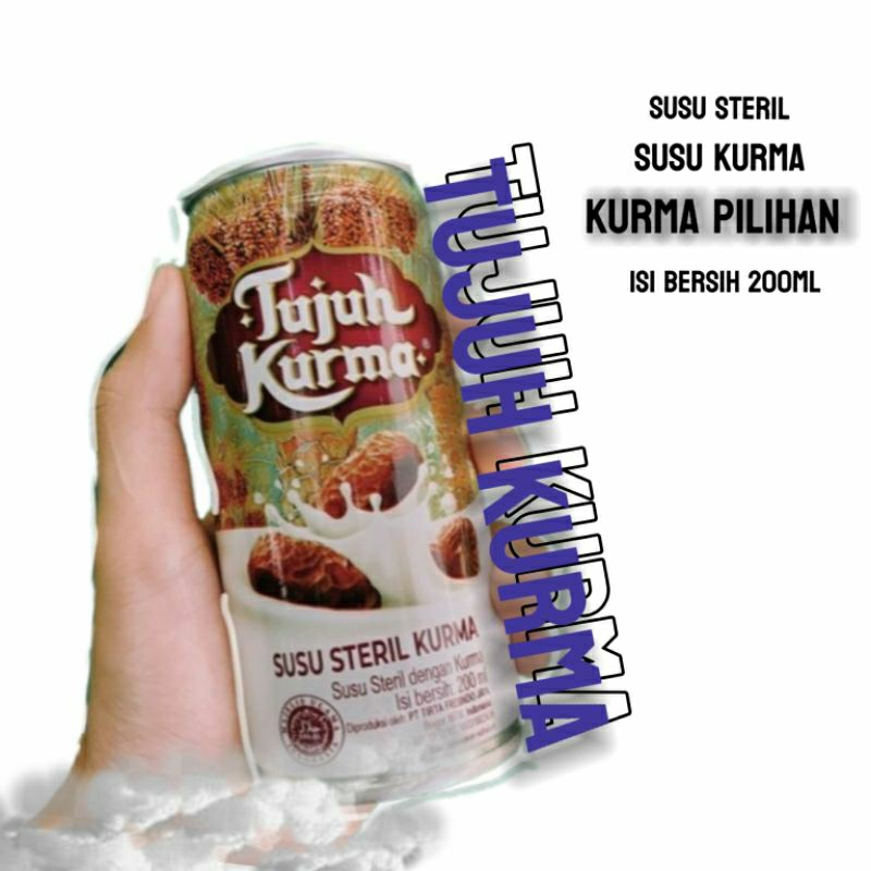 

[paket hemat]susu steril tujuh kurma 250ml×2btl