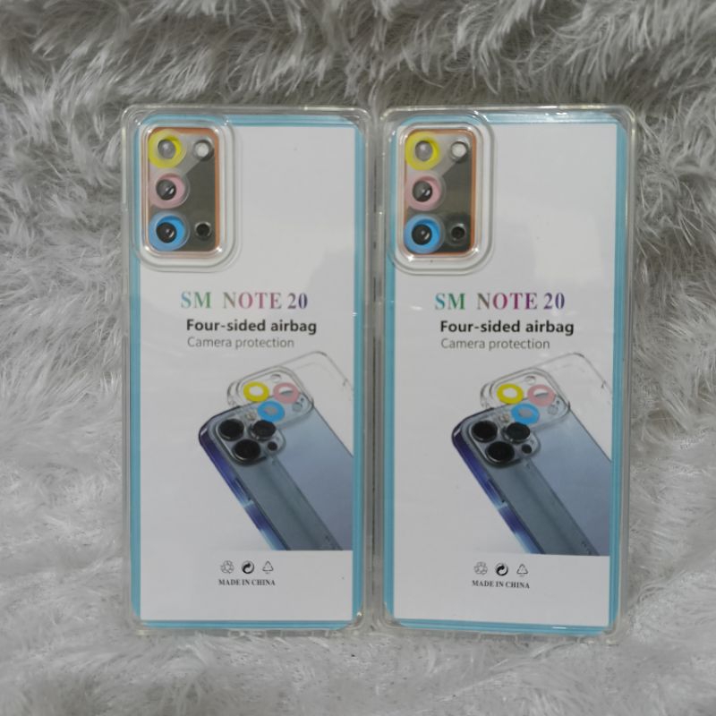 SOFTCASE BENING TRANSPARAN TYPE SAMSUNG NOTE 20 TPU PROTECT PELINDUNG BELAKANG NYA HP DAN CAMERA