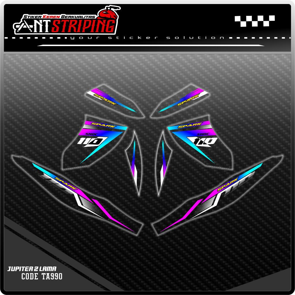 Striping Variasi Yamaha Jupiter Z LAMA / Sticker setiker List Motor Yamaha Jupiter Z Lama TA990