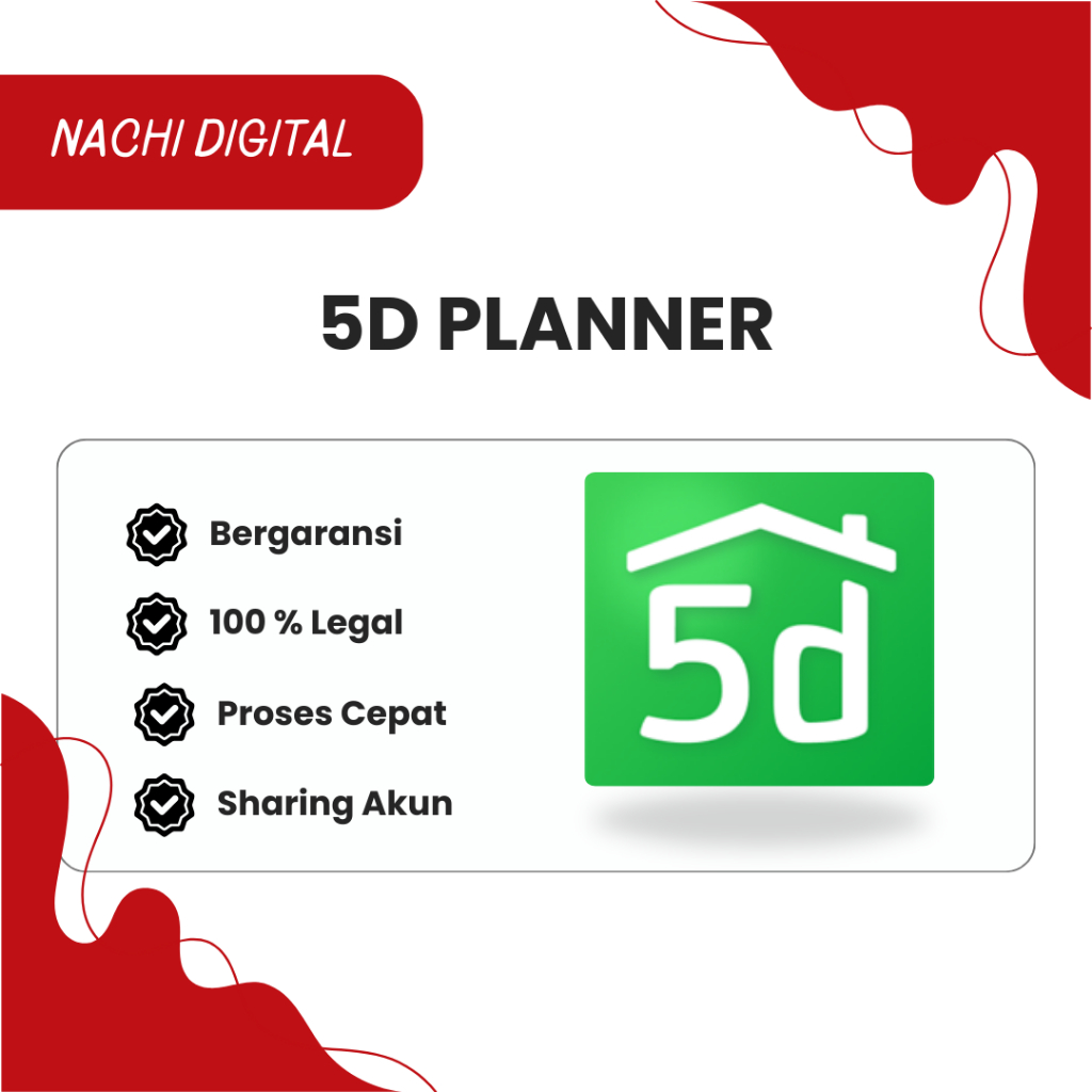 [ NC ] Planner 5D Premium 1 Tahun Bergaransi Dijamin Paling