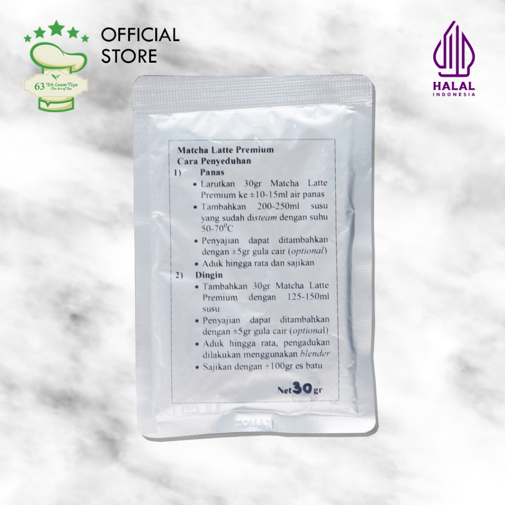 

Teh 63 - ARCHI Sampel Powder Latte Premium 30 gr - Food Service