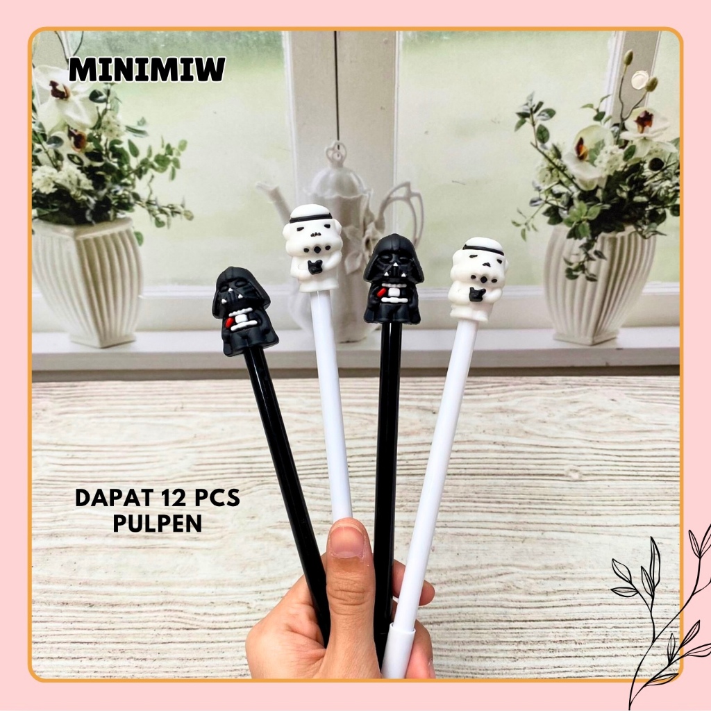 

SELUSIN (12 PCS) PULPEN GEL EDISI STAR WARS PGK-1628 STORMTROOPER DARTH VADER JEDI PEN PENA BOLPEN BOLPOIN LUCU ANAK ALAT TULIS KANTOR SEKOLAH MURAH TERMURAH COD