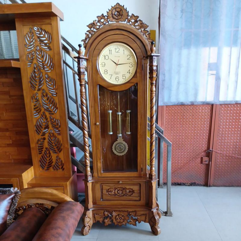 Lemari Jam Jati Jepara