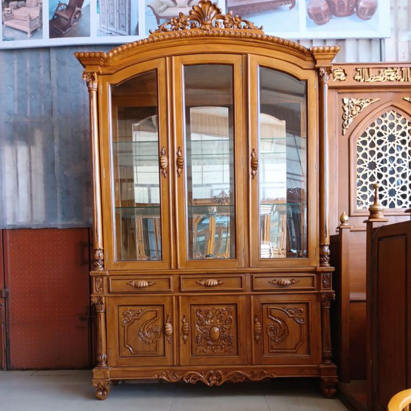 Lemari Pajang Jati Jepara