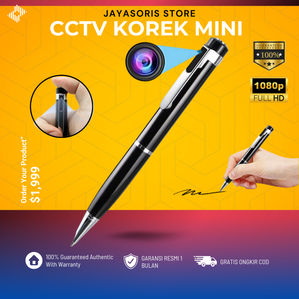 PULPEN KAMERA MINI CCTV WIFI SPY CAM CAMERA MINI KAMERA PENGINTAI MINI KECIL TERSEMBUNYI MURAH JS118