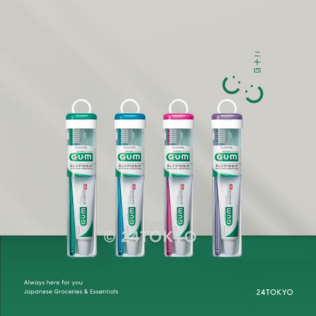 

24Tokyo - Sunstar gum dental brush toothpaste slim and sleek meduim sikat gigi odol bau mulut Jepang