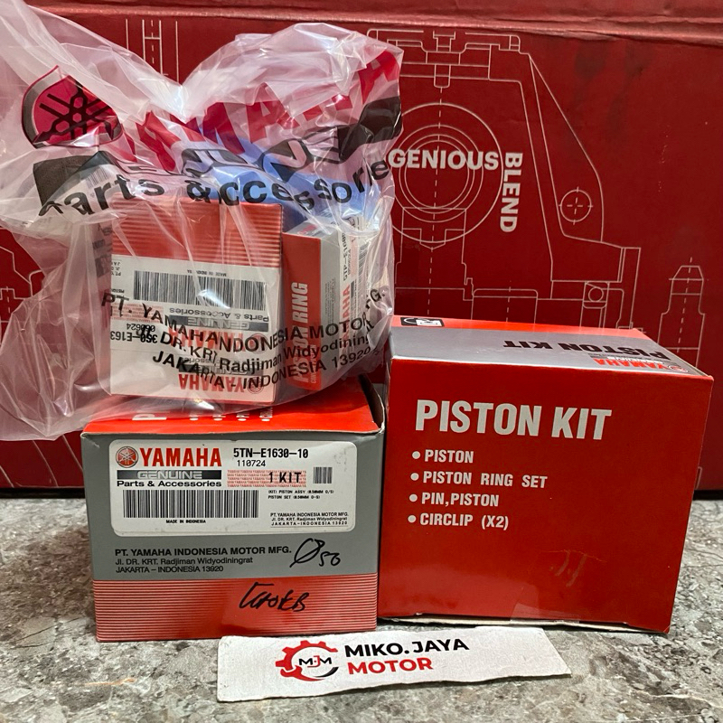 PISTON KIT SEHER (0.50) 5TN-E1630-10 VEGA R NEW JUPITER Z ORIGINAL YAMAHA