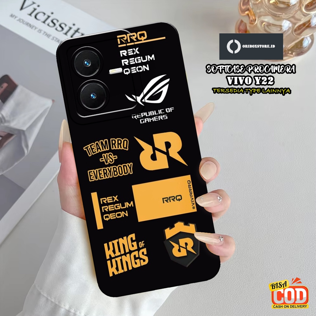 Case Hp VIVO Y22 Terbaru - Motif Case Gamers - Kesing VIVO Y22 - Softcase Hp VIVO Y22 - Kesing Hp - 