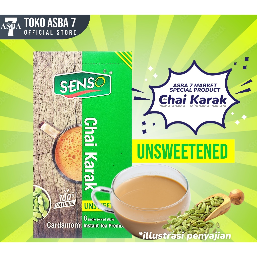 

SENSO CHAI KARAK CARDAMOM UNSWEETENED 160 G