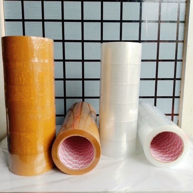 

Lakban OPP BIO 90 Yard Bening & Coklat ( Slop ) [ Original ]