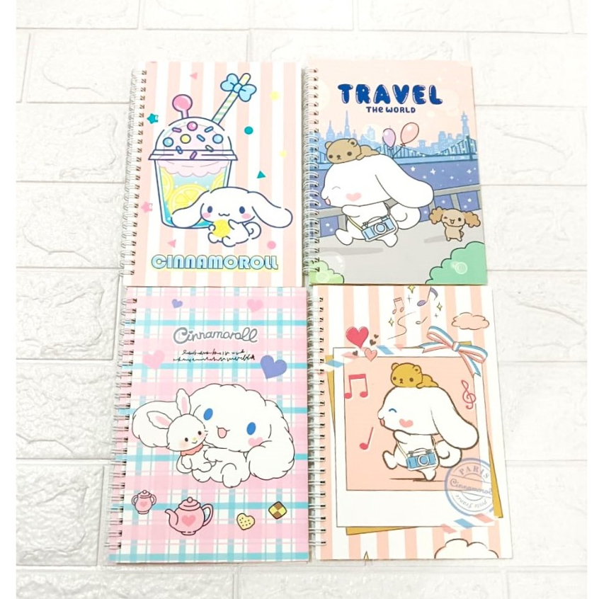 

Buku Notebook Spiral CINNAMOROLL A5-60