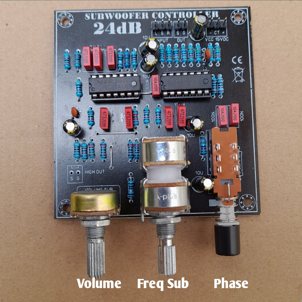 Kit Filter Subwoofer Kit Filter Lpf Subwoofer v1