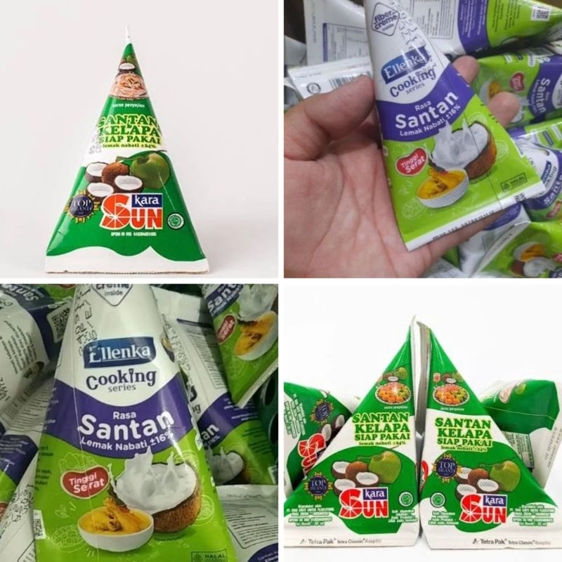 

Santan kara 65ml / santan ellenka 65ml / Santan cair instan krim / santan halal / Santan cair kecil
