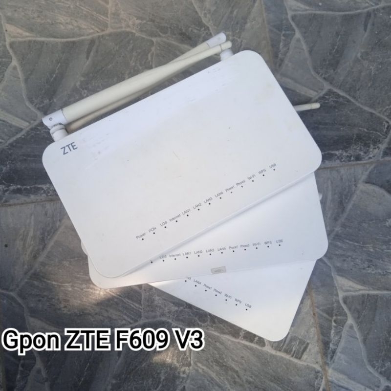 ZTE Gpon F609 V3 Router Port Hijau + Adaptor