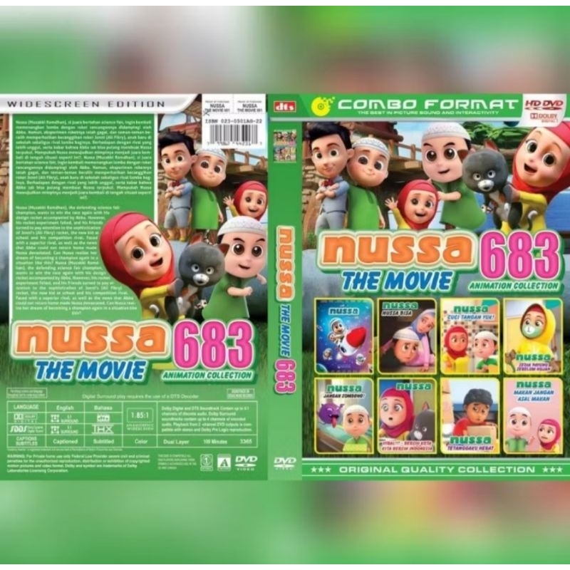 Kaset Film Animasi 2022 - NUSSA THE MOVIE