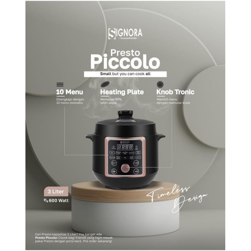 Presto Piccolo Signora
