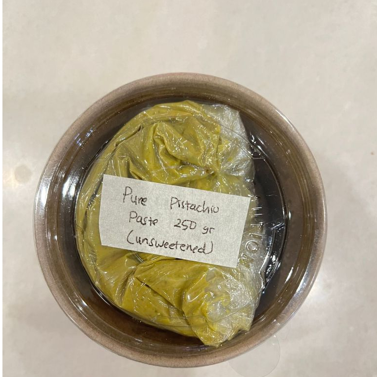 

Pure Pistachio Paste Less Sugar Unsweetened - 250gr