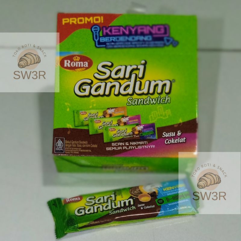 

ROMA SARI GANDUM BOX isi 12