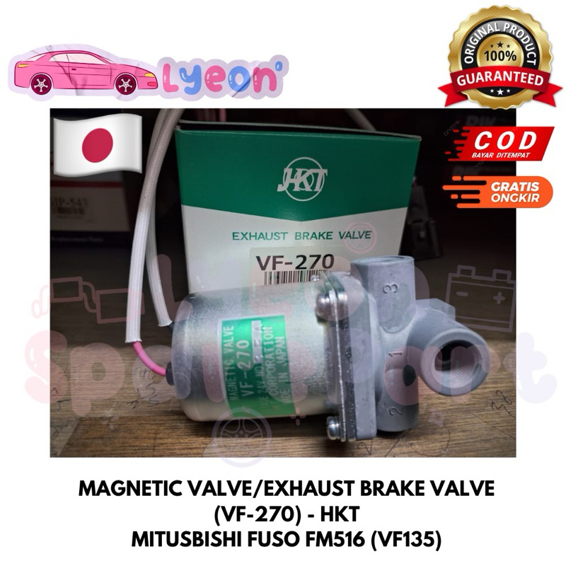 MAGNETIC VALVE/EXHAUST BRAKE VALVE (VF-270) | MITSUBISHI FUSO FM516 (VF-135) | HKT | JAPAN