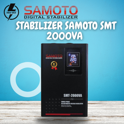 SAMOTO Stabilizer 2000VA Stavolt Single Phase Stavolt SMT2000VA Stabiliser SMT